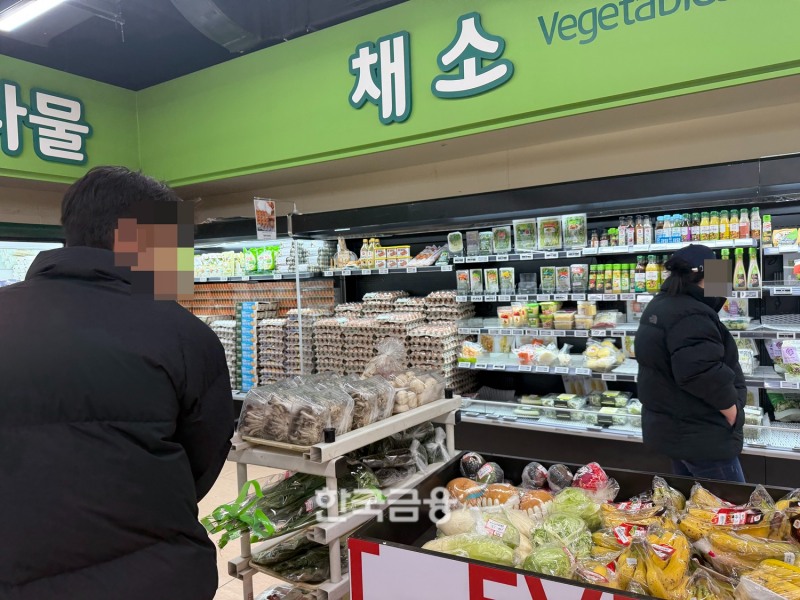 대형마트에서 장 보는 사람들의 모습. /사진=박슬기 기자