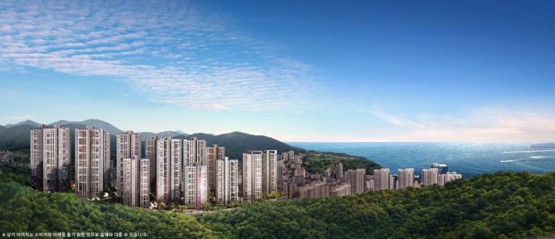 힐스테이트 거제시그니처 투시도. /사진제공=현대엔지니어링