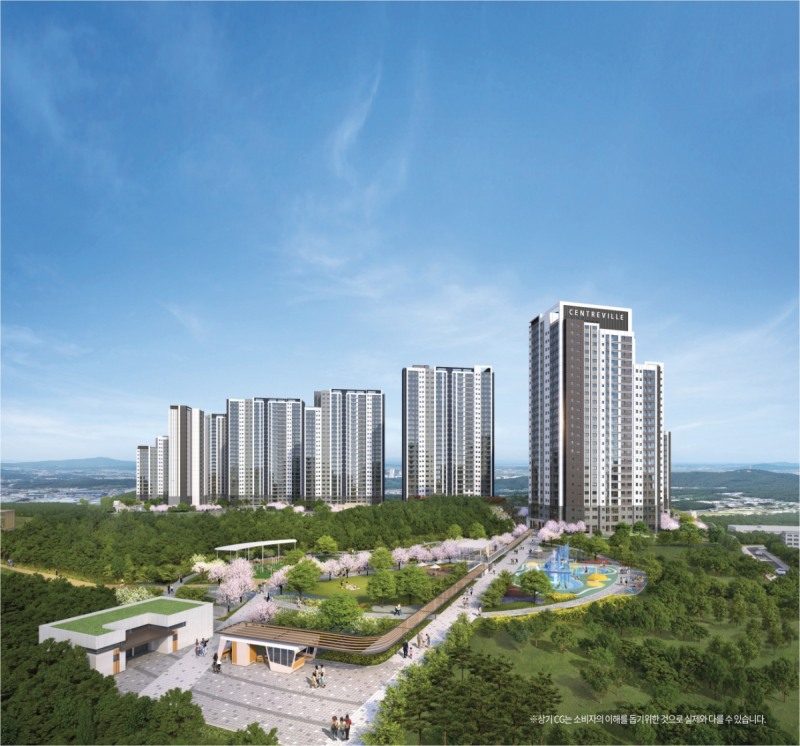 검단 센트레빌 그랑포레 투시도. /사진제공=동부건설