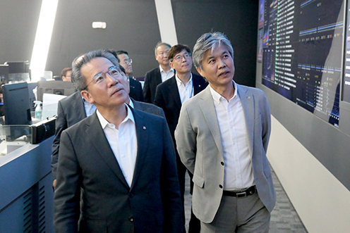 박서홍 농협중앙회 부회장, NH통합IT센터 찾아 추석 연휴 대비 점검