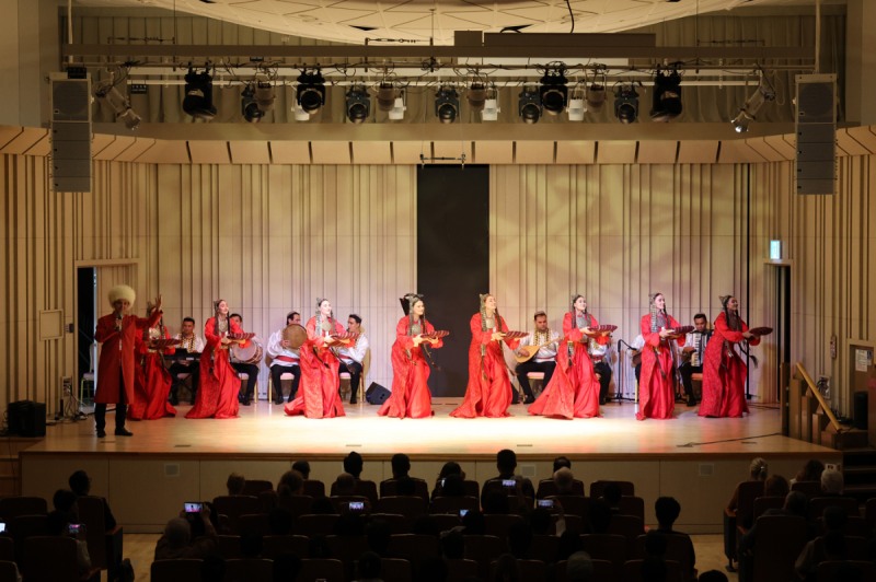 지난 9월 을지로 본사 푸르지오 아트홀에서 열린 ‘투르크메니스탄 문화의 날’ 행사. /사진제공=대우건설