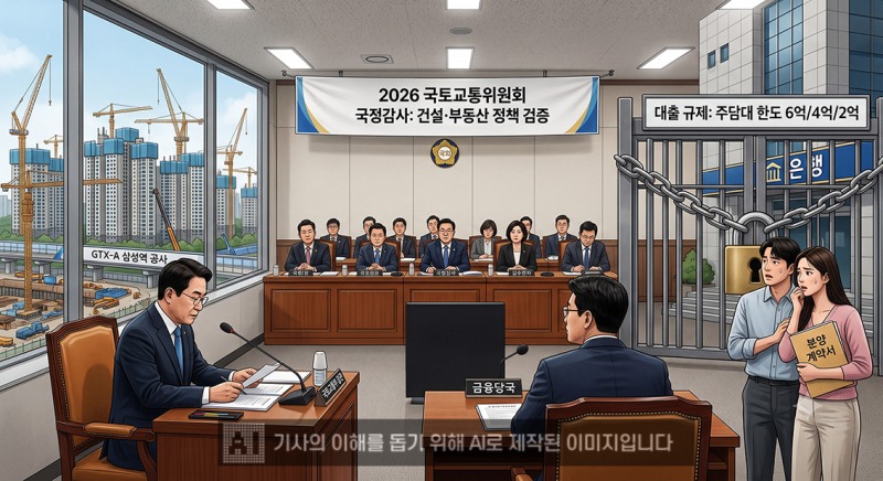 ▲ 정부가 주택공급 확대를 추진하는 가운데 대출 규제가 이어지면서 무주택자와 실수요자의 자금조달 부담이 커지고 있다. 생성형 AI 이미지