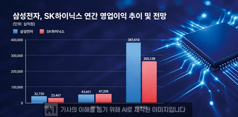 삼전닉스 영업익, 상반기 245조…하반기 400조