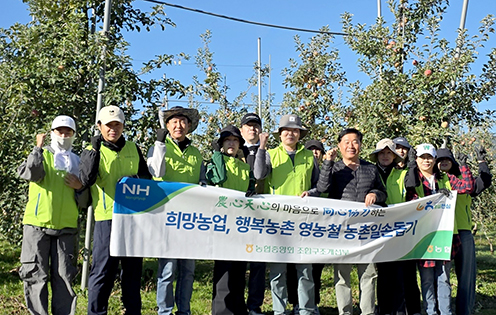 농협중앙회 조합구조개선부, 수확기 농촌일손돕기