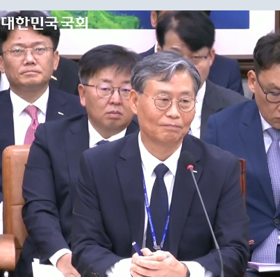 김태승 한국철도공사 사장이 13일 국회 국토교통위원회 국정감사에서 업무보고를 하는 모습. /사진=국회방송 캡처