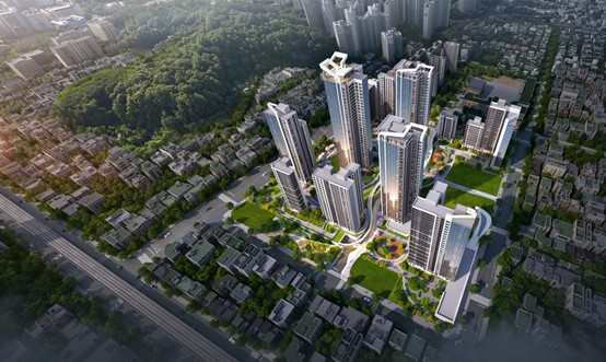 금정역세권1구역 ‘아이파크 원 어센트(IPARK ONE ASCENT)’ 조감도. /사진제공=IPARK현대산업개발
