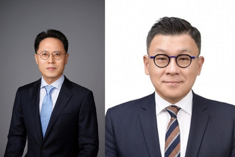 (왼쪽부터) 박상현 두산에너빌리티 CFO 부회장, 송용진 두산에너빌리티 신임 COO 사장. /사진=두산에너빌리티