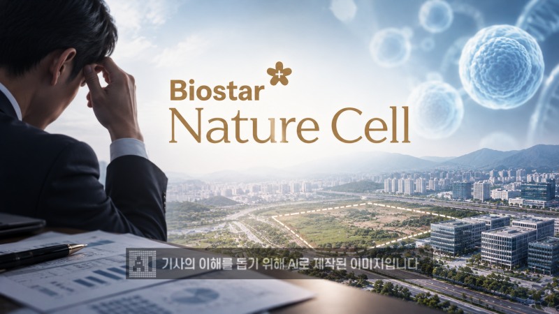 네이처셀을 비롯한 6개 상장사가 경기도 과천시 공공주택지구 내 대규모 업무시설을 동시에 사들이기로 결정했다. 하지만 네이처셀의 경우 자본총계의 4배에 달하는 대규모 자금을 투입하기로 해 시장의 우려와 관심이 동시에 쏠리고 있다. /이미지=생성형 AI