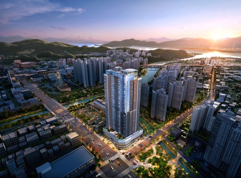 '남춘천 센트레빌' 조감도. /사진제공=동부건설