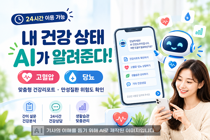 내 건강 상태 AI가 알려준다…국민 누구나 24시간 건강도우미 챗봇 운영