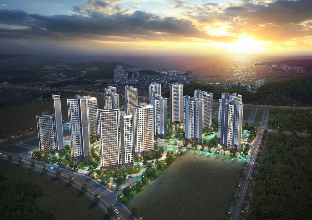 △일광자이푸르지오 야경 조감도 /사진제공=GS건설