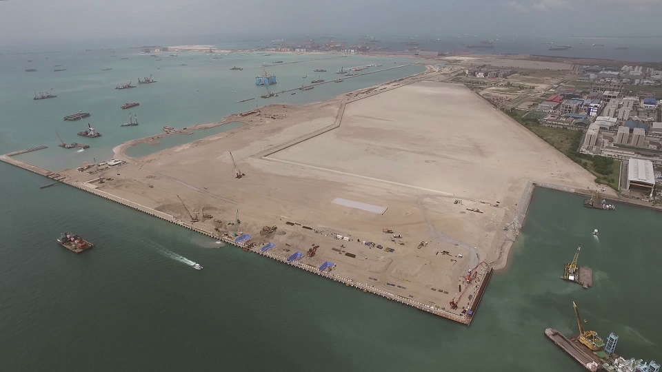 △싱가포르 ‘투아스 지역 서부 매립공사’ /사진제공=현대건설