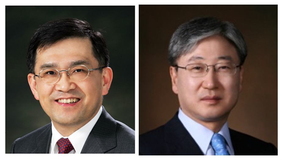 △권오현 부회장(왼쪽), 윤부근 사장