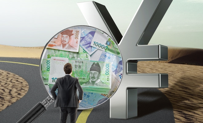 뚝뚝 떨어지는 엔화, 엔화 재테크에 ‘관심’