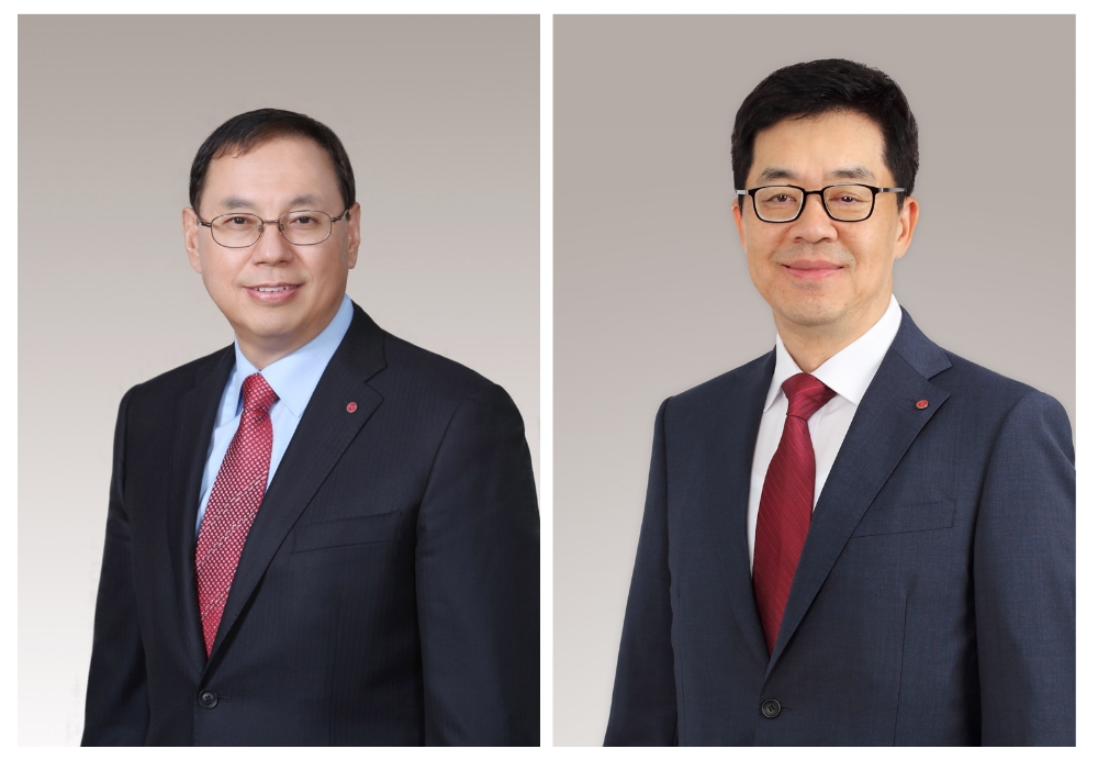 △조성진 LG전자 부회장(대표이사·CEO)과 박일평 사장(CTO)