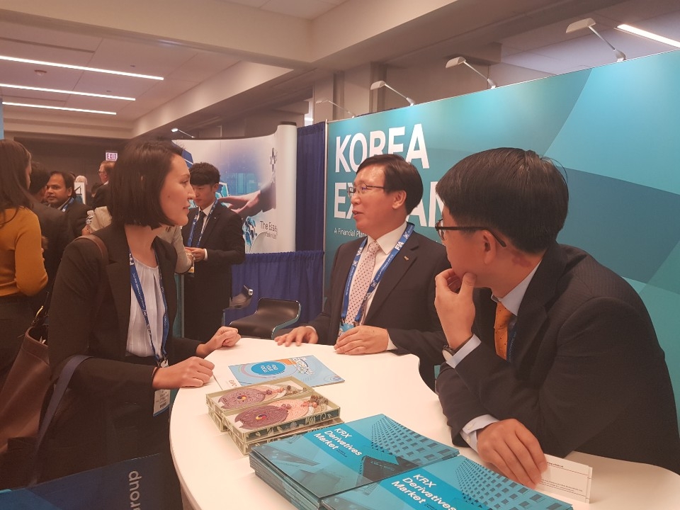KRX, 세계 최대 파생상품 엑스포 참가…마케팅 실시