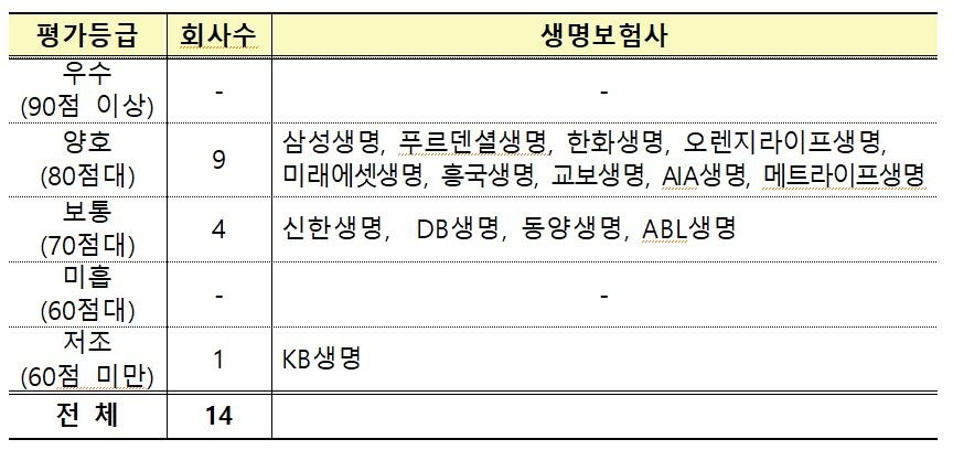 △금융감독원의 변액보험 미스터리 쇼핑 결과 / 자료=금융감독원