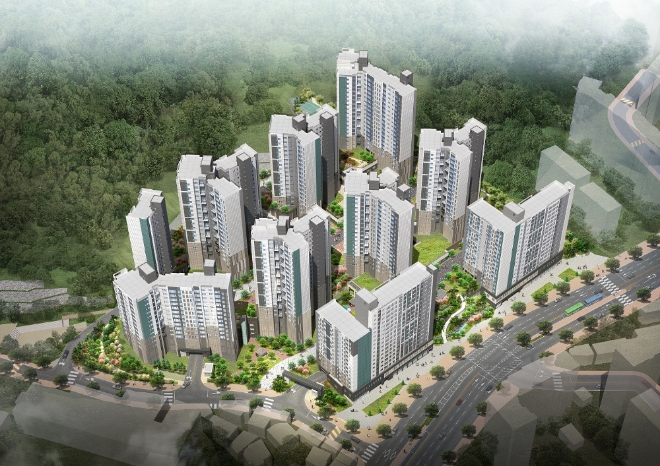 대우건설 '서대문 푸르지오 센트럴파크' 조감도. /사진=대우건설