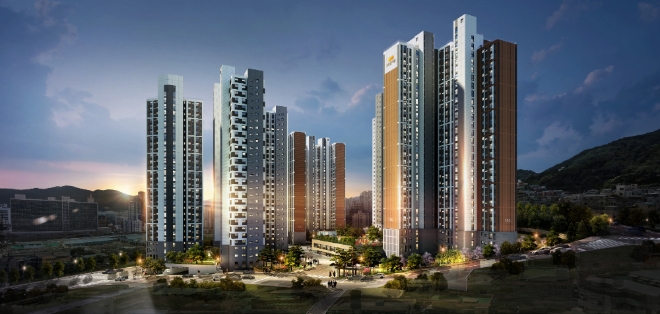 대림산업 'e편한세상 서면 더센트럴' 투시도. /사진=대림산업