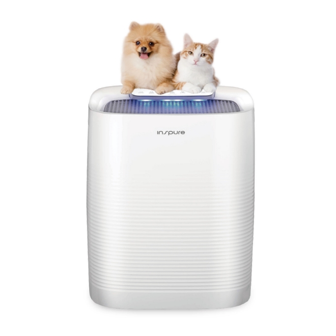 쿠쿠는 천만 반려동물 가구의 건강한 생활 환경을 위한 ‘인스퓨어 펫 전용 공기청정기’를 출시했다. /사진=쿠쿠.