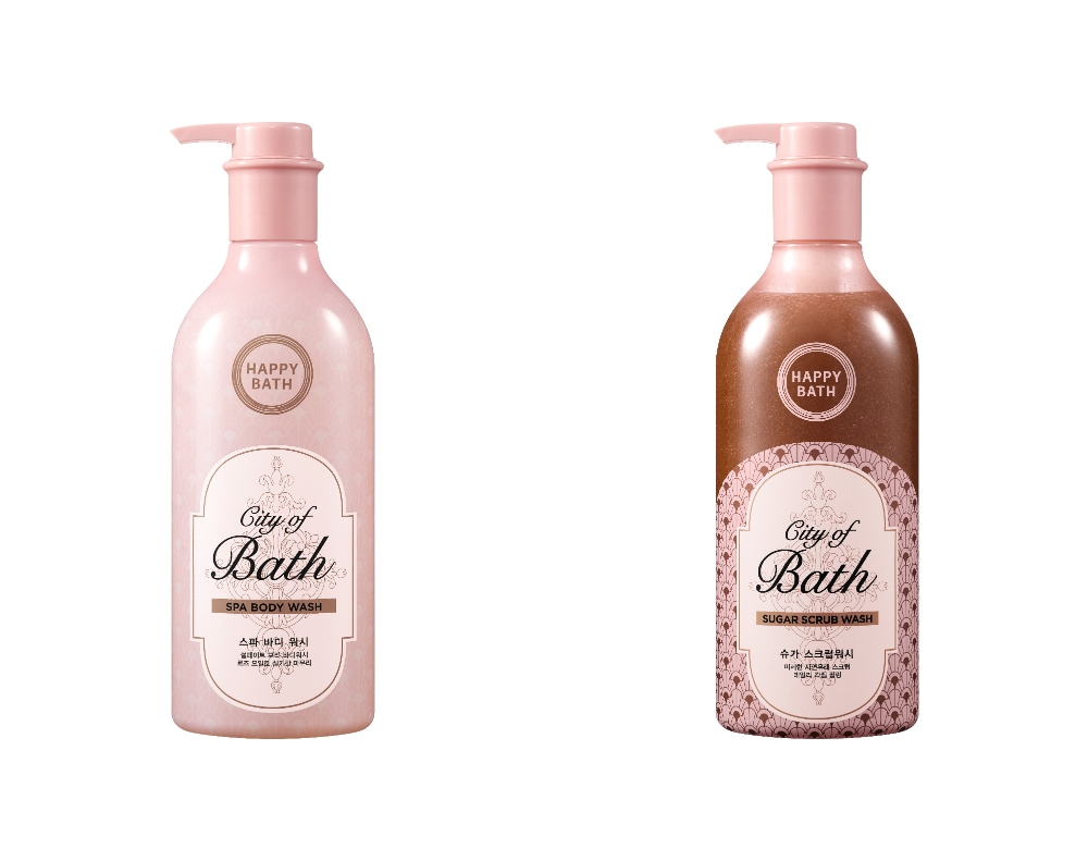 (좌)시티오브바스 스파 바디 워시 (우)시티오브바스 슈가 스크럽 워시. /사진제공=아모레퍼시픽