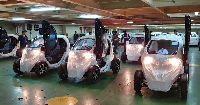 메이드 인 부산 트위지, 유럽향 첫 수출 시작..."아시아 등 판로 확대"