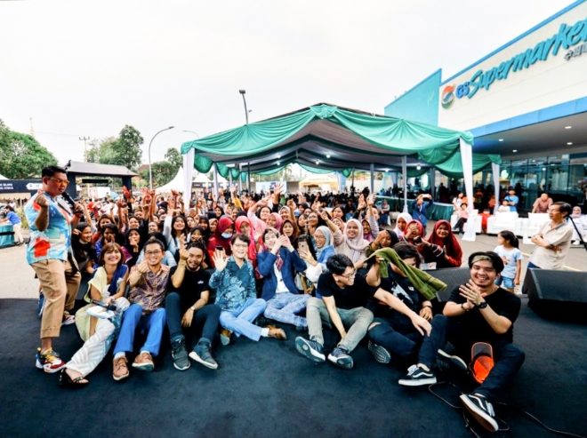 GS THE FRESH 인도네시아법인은 aT(한국농수산식품 유통공사) 자카르타지사와 손잡고 10일까지 약 한 달간 자카르타 인근의 5개 점포에서 코리아푸드페스티벌을 진행했다. /사진=GS리테일.