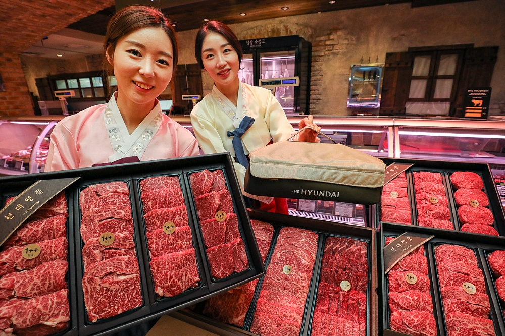 현대백화점 명품 한우 선물세트. /사진제공=현대백화점