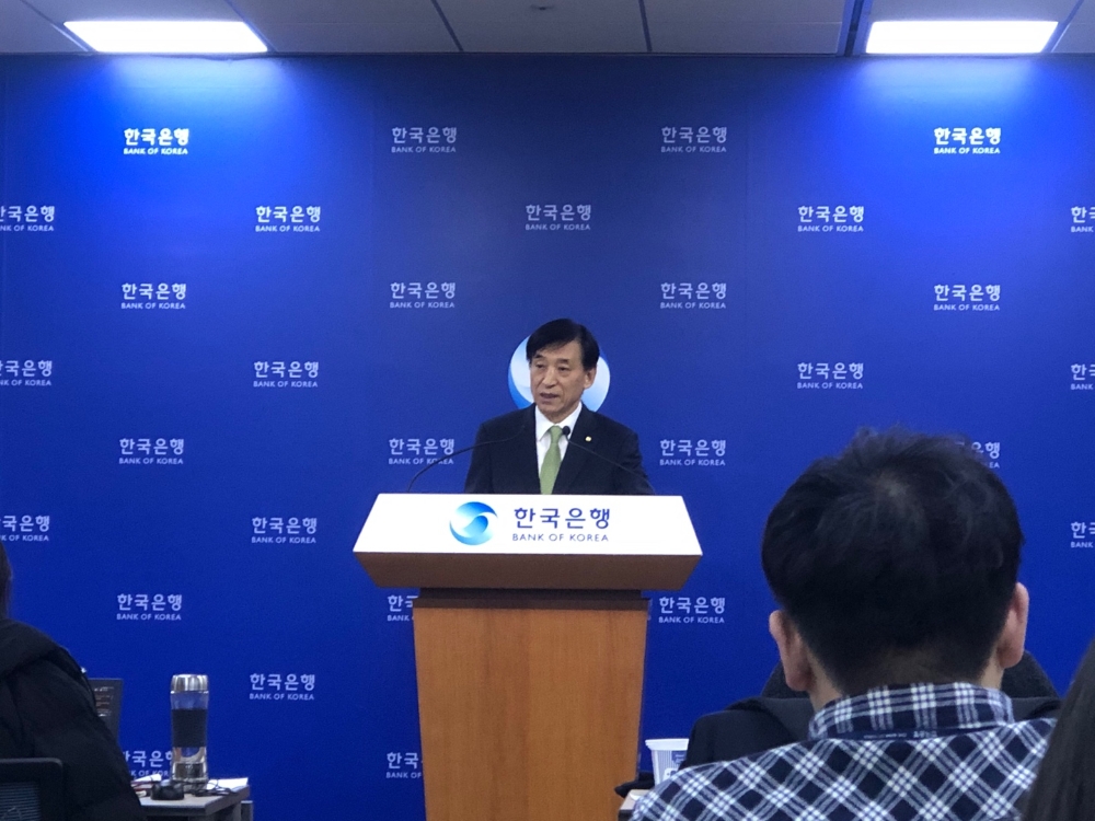 이주열 “국내경제, 지표 반등·미중 협상 등 고려 시 작년보다 나아질 것”