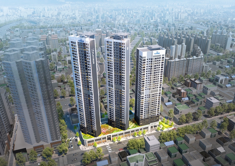 쌍용 더 플래티넘 범어 조감도