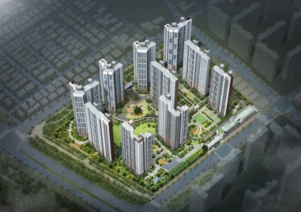 안산 푸르지오 브리파크 조감도 / 사진=대우건설