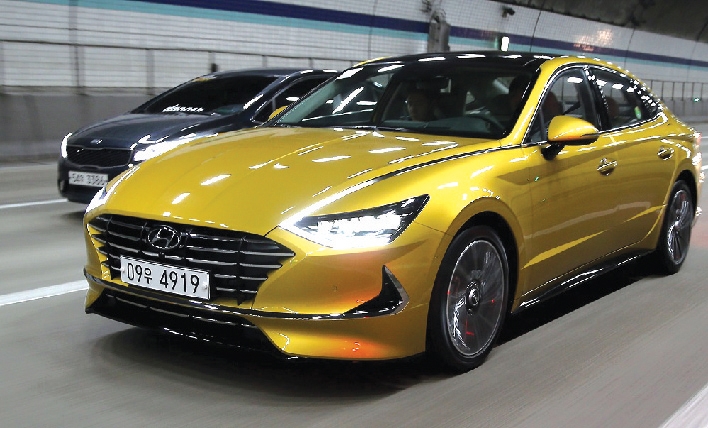 ▲ 현대자동차 8세대 쏘나타.