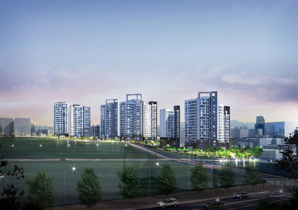 대치 푸르지오 써밋 야경투시도