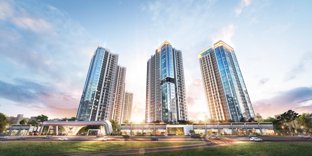 롯데건설 리버파크 시그니처 투시도