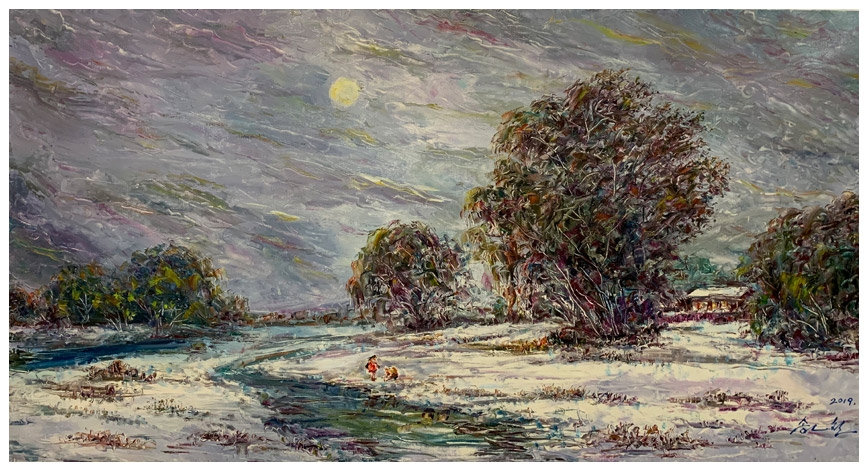 송인철, 겨울, 100×65㎝, 2019