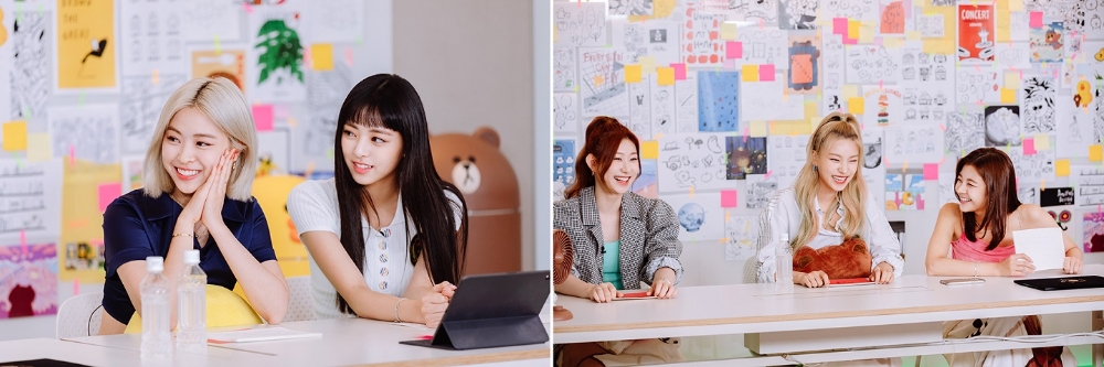 있지의 라인프렌즈 크리에이티브 아카데미 속 모습/사진=라인프렌즈