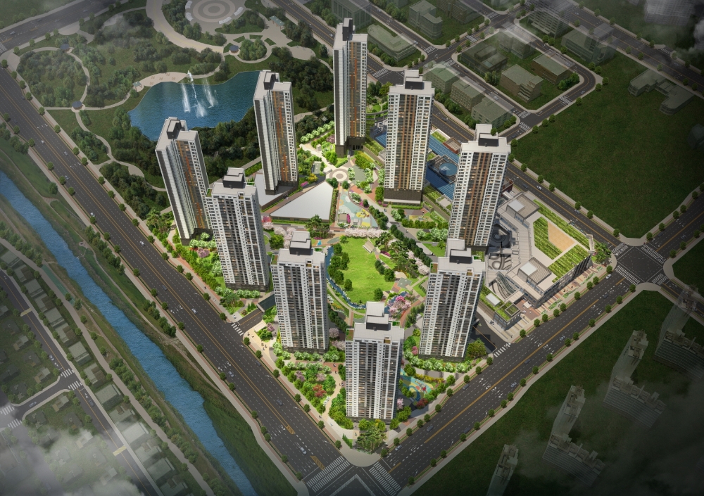 대구테크노폴리스 예미지 더센트럴 조감도