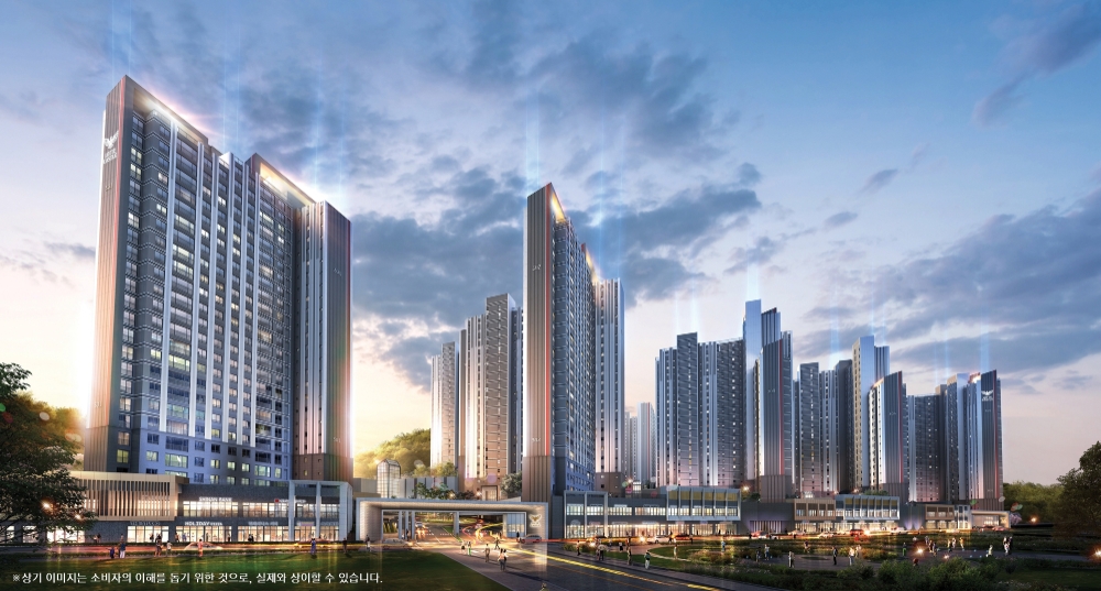 오산 롯데캐슬 스카이파크 야경투시도