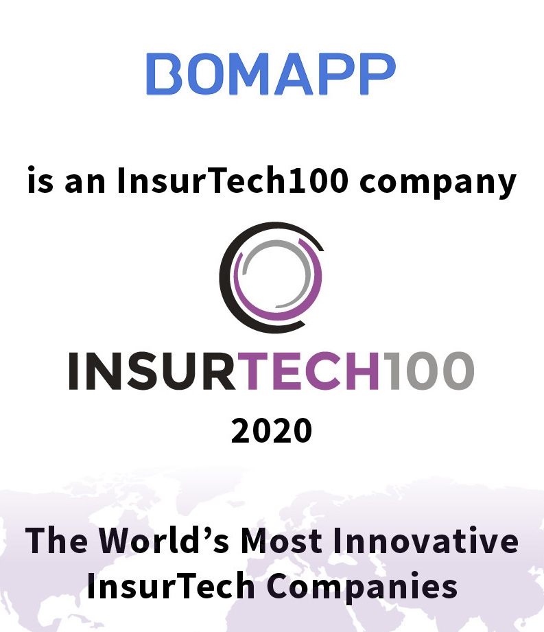 보맵의 세계 인슈어테크 100대 기업 등록 홍보물/사진=보맵