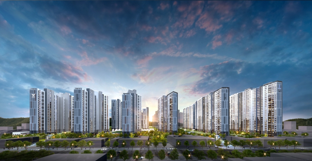 부평 캐슬&더샵 퍼스트 투시도