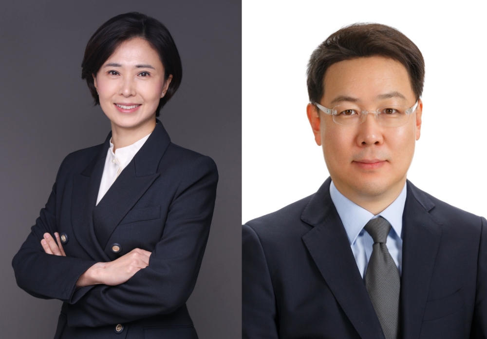 김혜주 신한은행 신임 상무(왼쪽)와 김준환 신한은행 신임 상무(오른쪽). /사진=신한은행