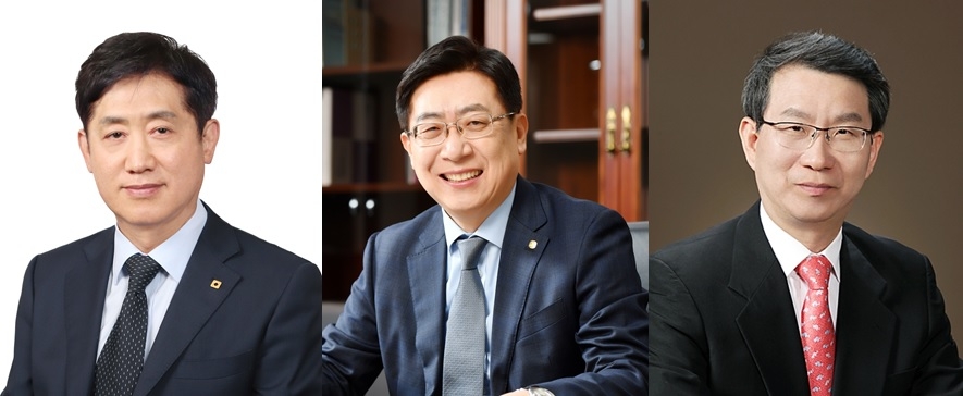 김주현 여신금융협회장, 박재식 저축은행중앙회장, 김근수 신용정보협회장./사진=각 협회