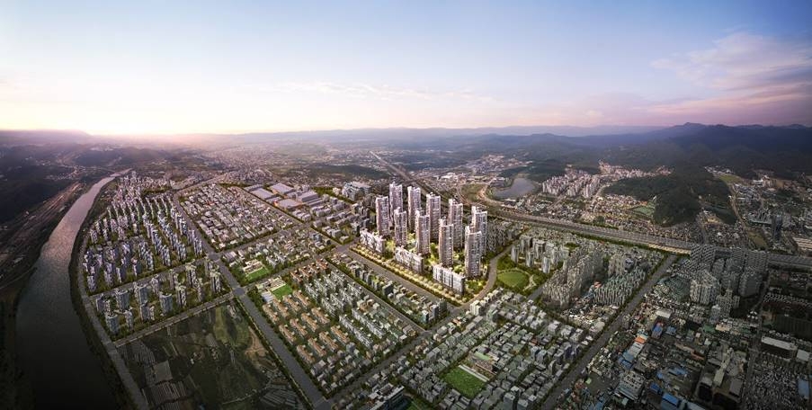 대구 안심 파라곤 프레스티지 조감도