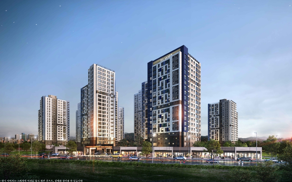 더샵 탕정역센트로 투시도