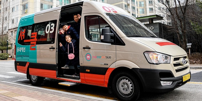 서울 은평구에서 운행된 셔클의 쏠라티 개조차. 사진=현대차.