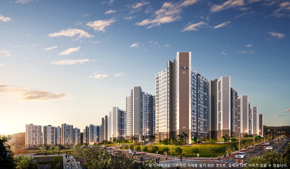 천안 한양수자인 에코시티 투시도