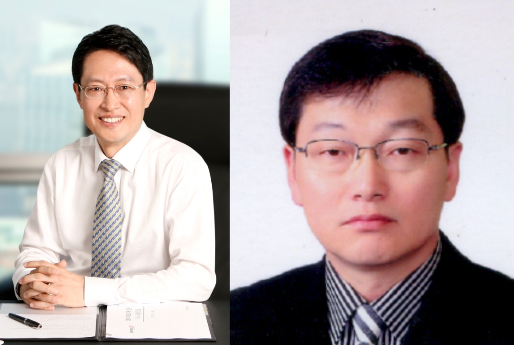 최원혁 판토스 대표이사 사장(왼쪽)과 박종일 LG MMA 대표이사 부사장(오른쪽). 사진=LX홀딩스