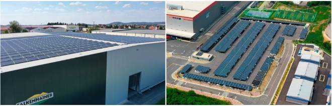 한화큐셀은 9일 포항시, 한국동서발전과 ‘포항 솔라 팩토리’ 사업 업무협약을 체결했다. 사진=한화그룹.