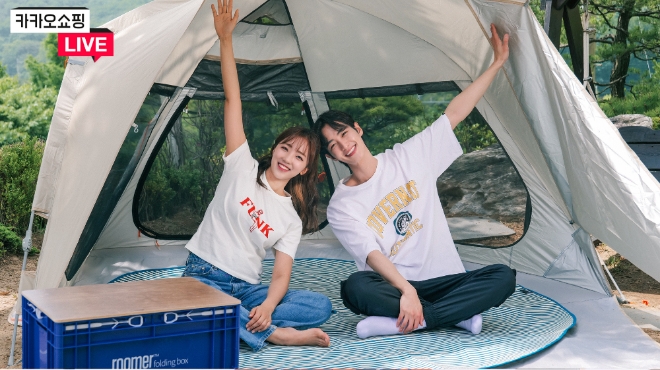 카카오쇼핑라이브가 지난 해 5월 베타 서비스를 시작한 이후 현재까지 캠핑 용품 관련 방송들의 실적을 분석해 보니, 그동안 진행했던 캠핑 방송의 평균 시청 횟수가 방송 당 약 22만 회 수준으로 나타났다. 사진=카카오.