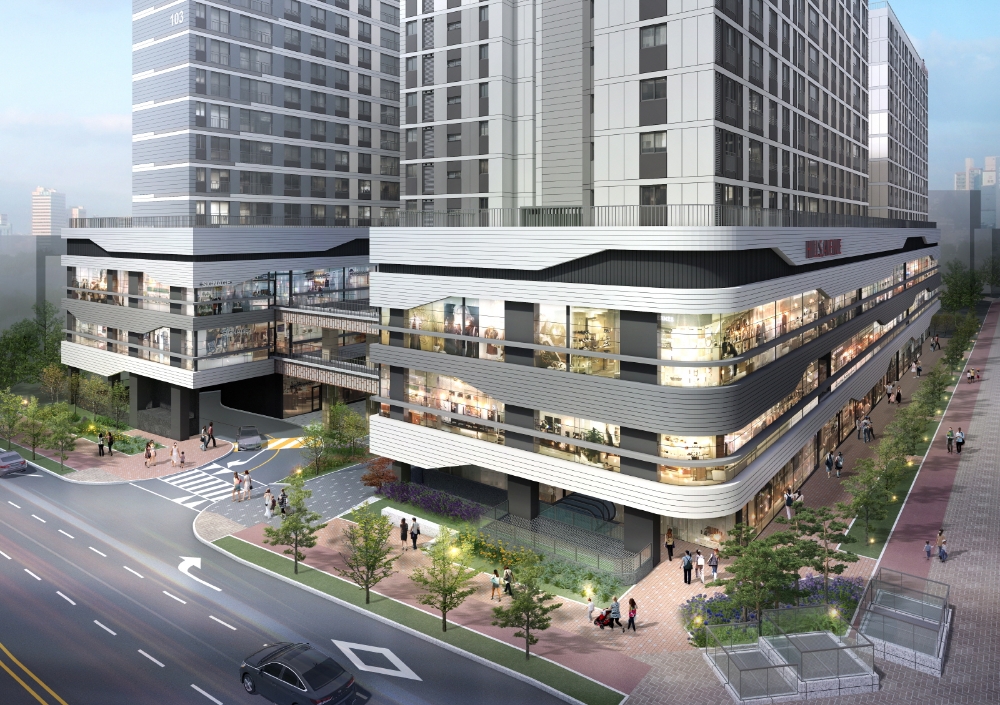 ‘힐스 에비뉴 광교중앙역 퍼스트’ 투시도. / 사진=현대건설